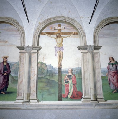 Kreuzigung, 1493-6 von Pietro Perugino